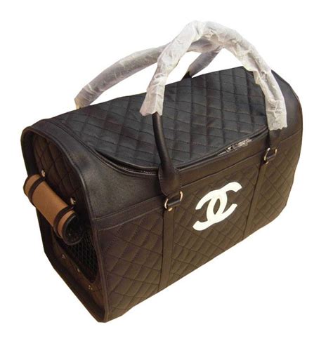 chanel dog carrier bag|luxury pet carriers bags.